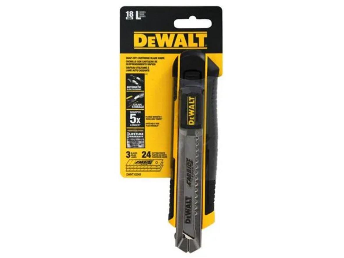 Tổng quan Dao rọc giấy 18mm Dewalt DWHT10249-30