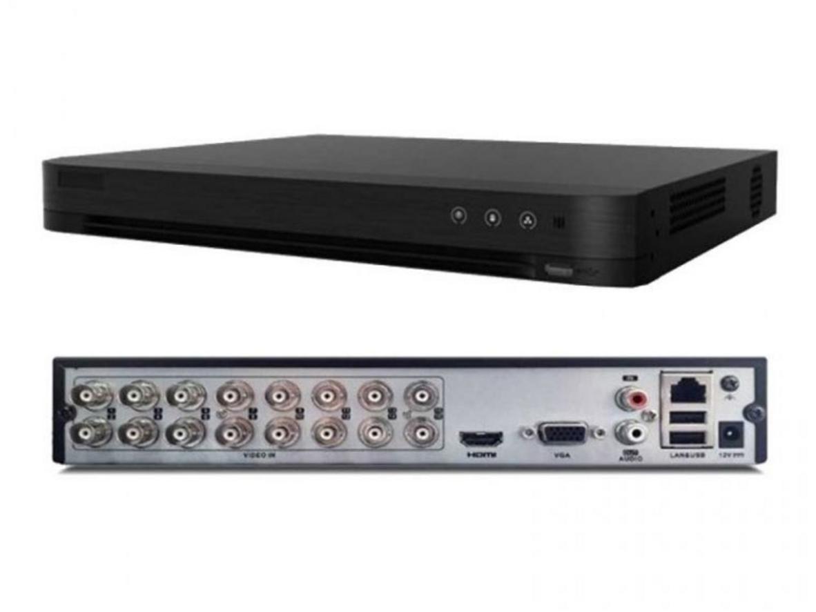 Hỗ trợ 16 kênh analog và gán 2 kênh IP