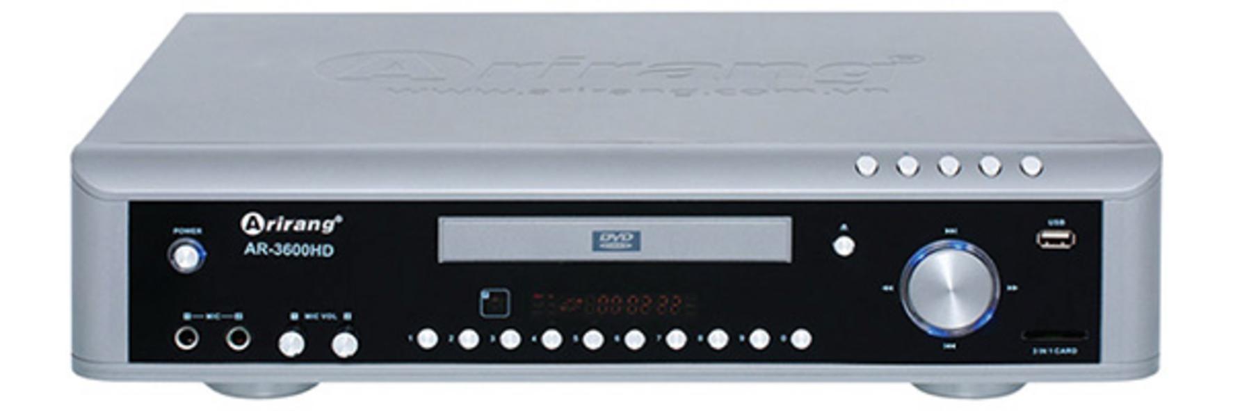 Tổng quan Đầu máy DVD Karaoke Arirang AR-3600HD