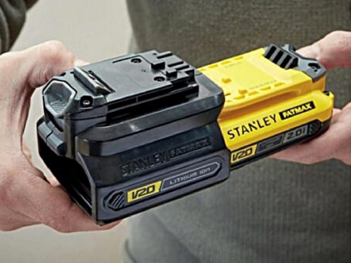 Tương thích V20 với thân 18V: lắp gọn, vận hành ổn định.