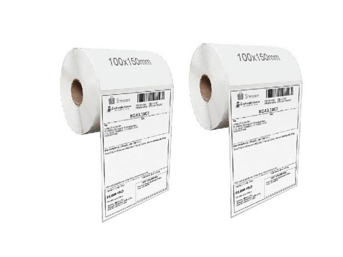 Tổng quan Decal in nhiệt Trung Quốc 100mm x 150mm (A6)
