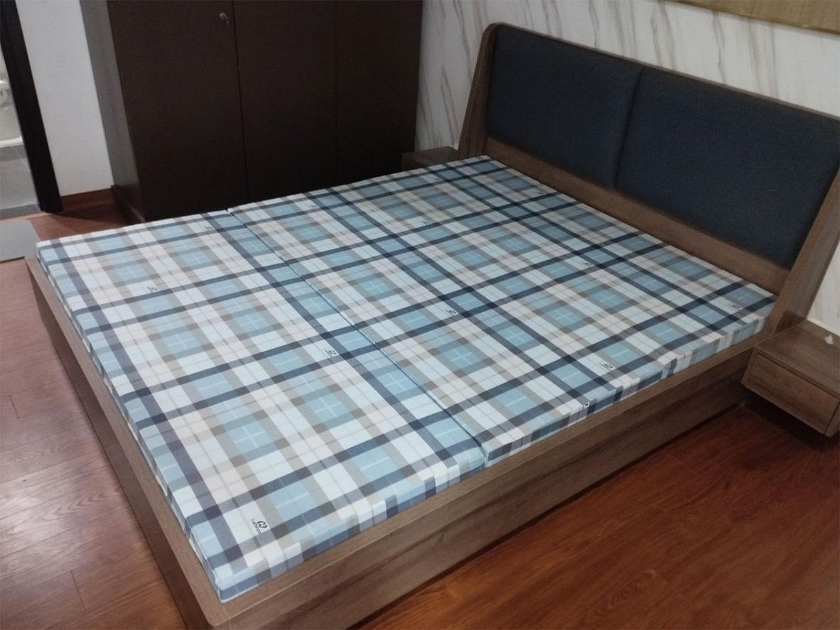 Tổng quan Đệm bông ép chống khuẩn Hanvico dày 14cm