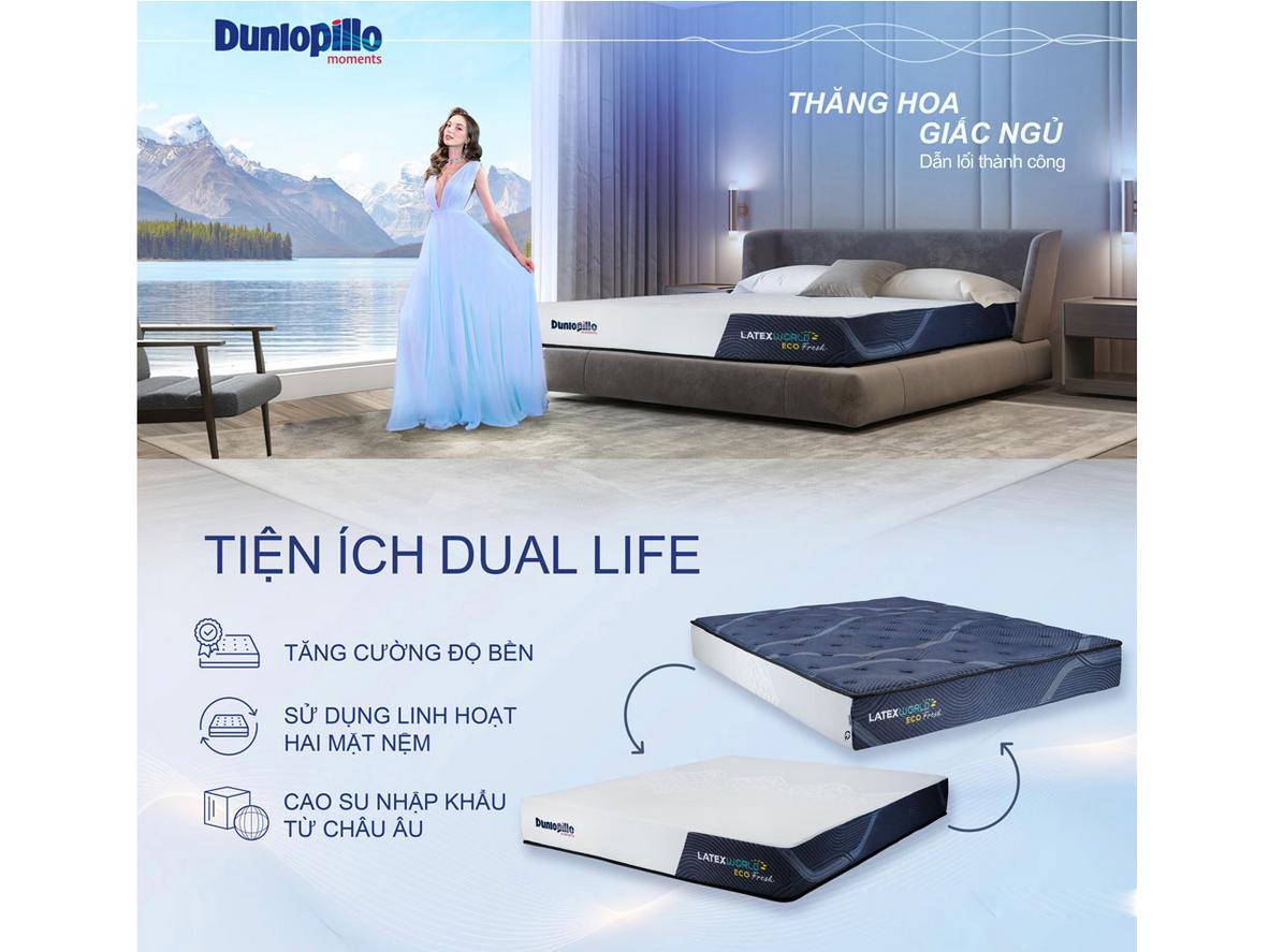 Tổng quan Đệm cao su Dunlopillo Eco Fresh (dày 25cm)
