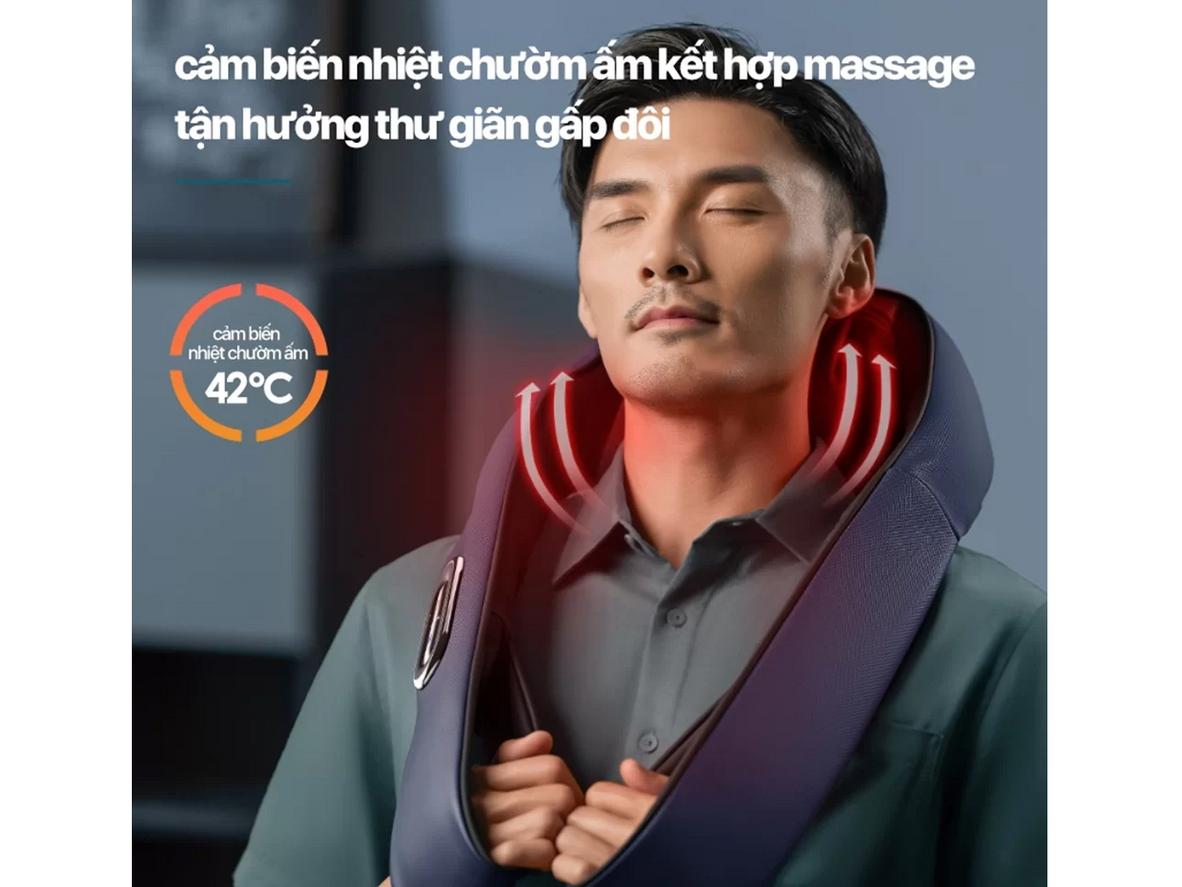 Chườm nóng cảm biến 42°C an toàn