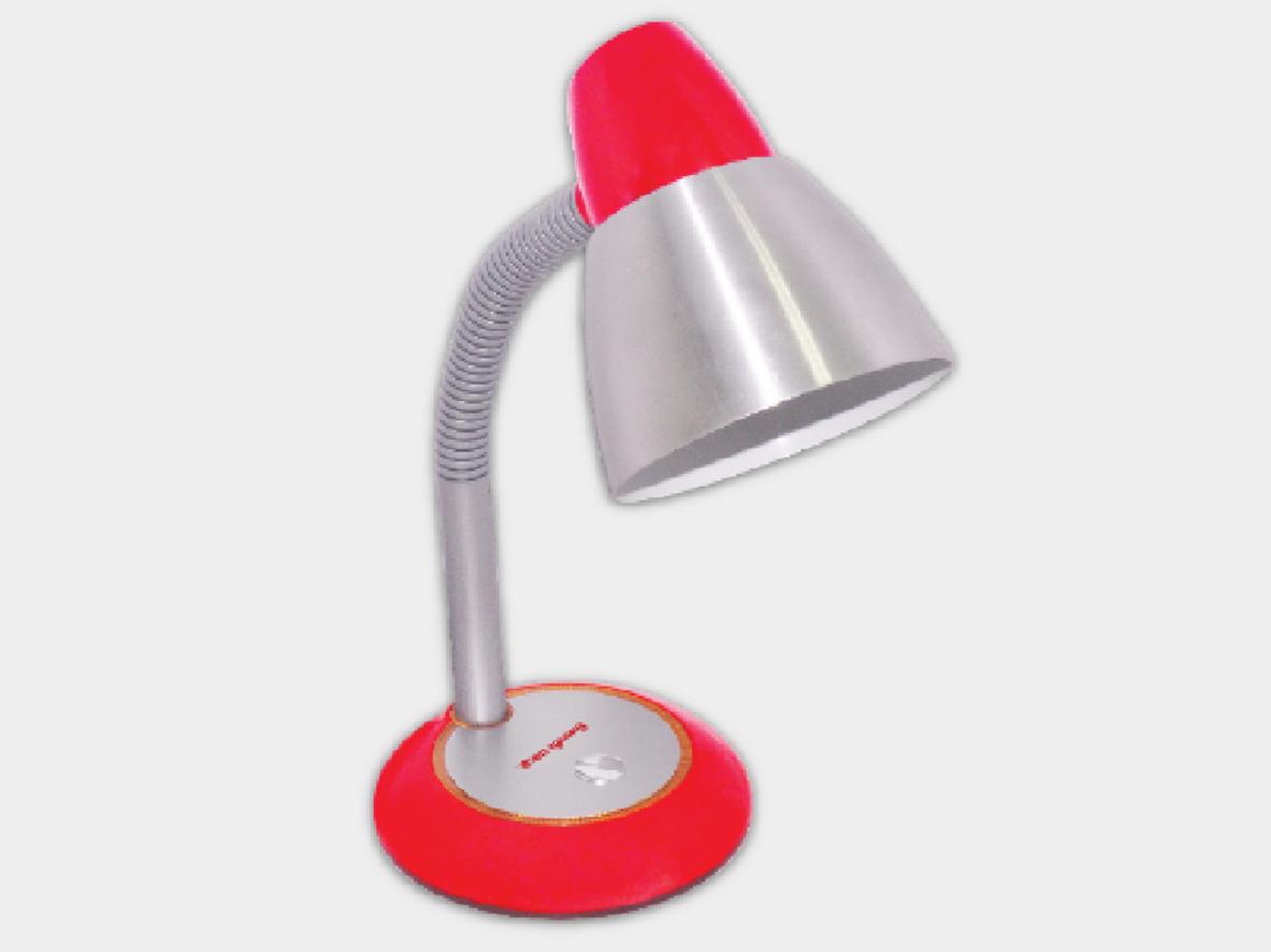 Tổng quan Đèn bàn Điện Quang ĐQ DKL02 B (chóa inox, đỏ trắng, có bóng)