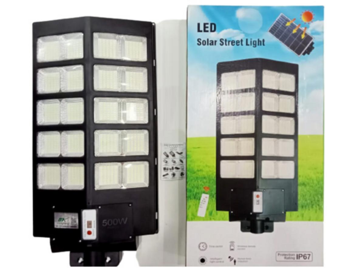 Tổng quan Đèn đường liền thể đôi năng lượng mặt trời MK-662500 (500W)