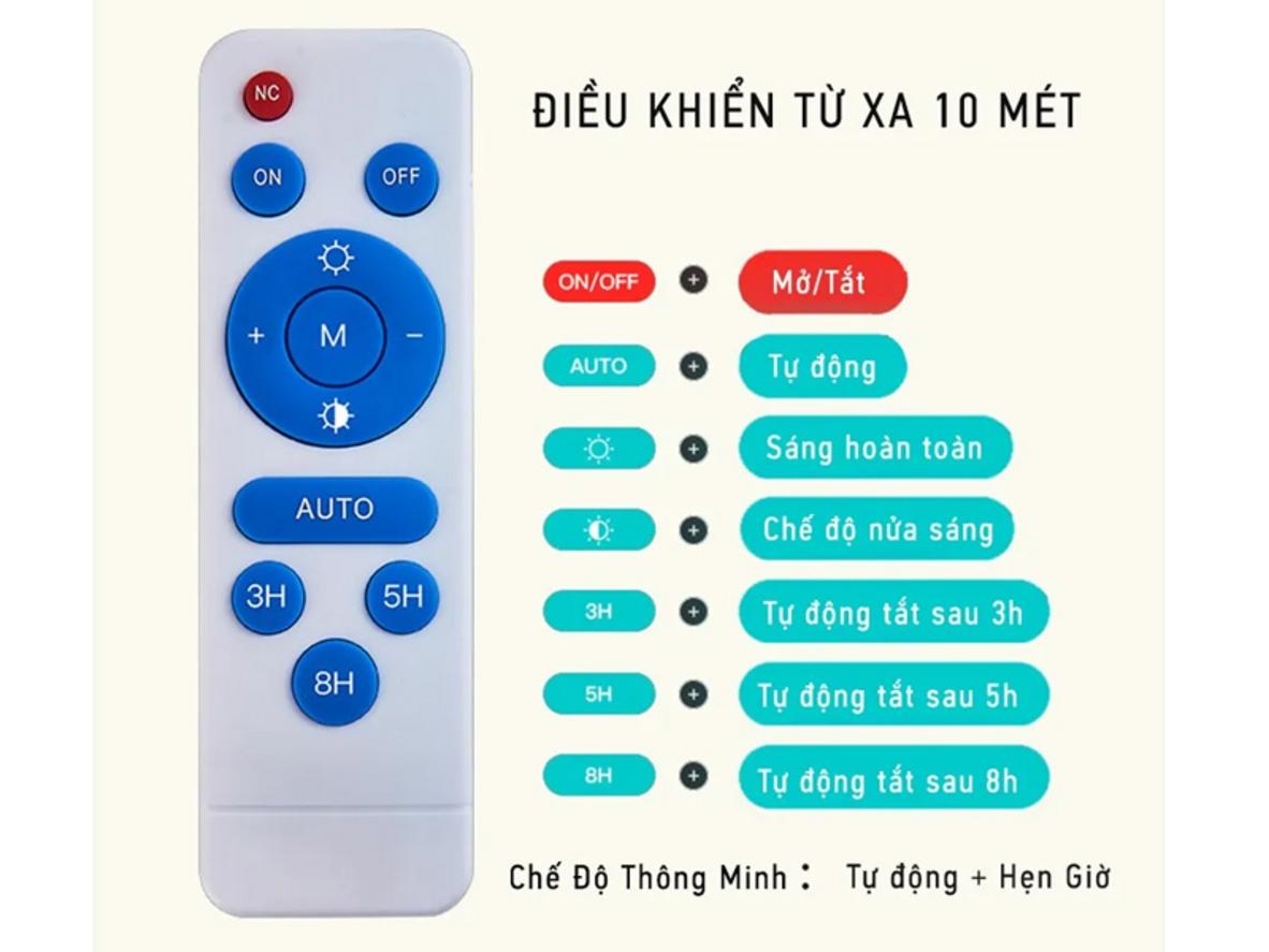 Tổng quan Đèn đường năng lượng mặt trời MK-99120 120W