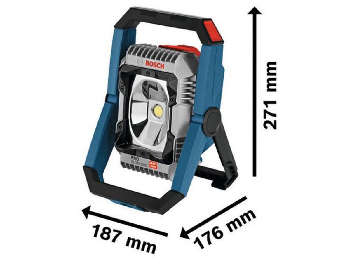Tổng quan Đèn làm việc dùng pin Bosch GLI18V-3000 Solo 06014A81L0