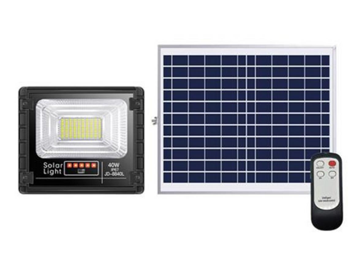Tổng quan Đèn LED năng lượng mặt trời JinDian 40w JD-8840L