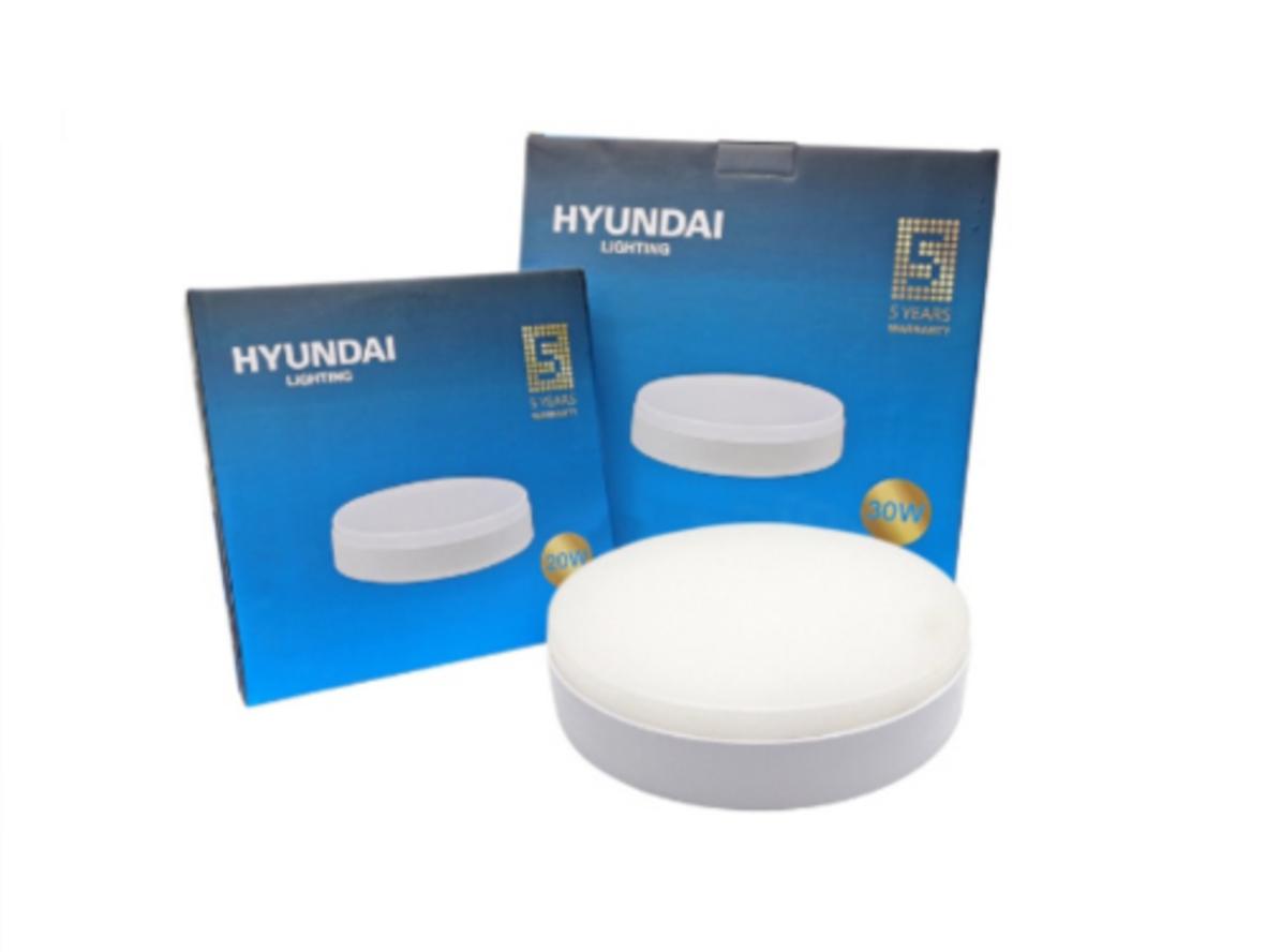 Tổng quan Đèn Led tròn ốp trần Hyundai HRSM-20/6.5K