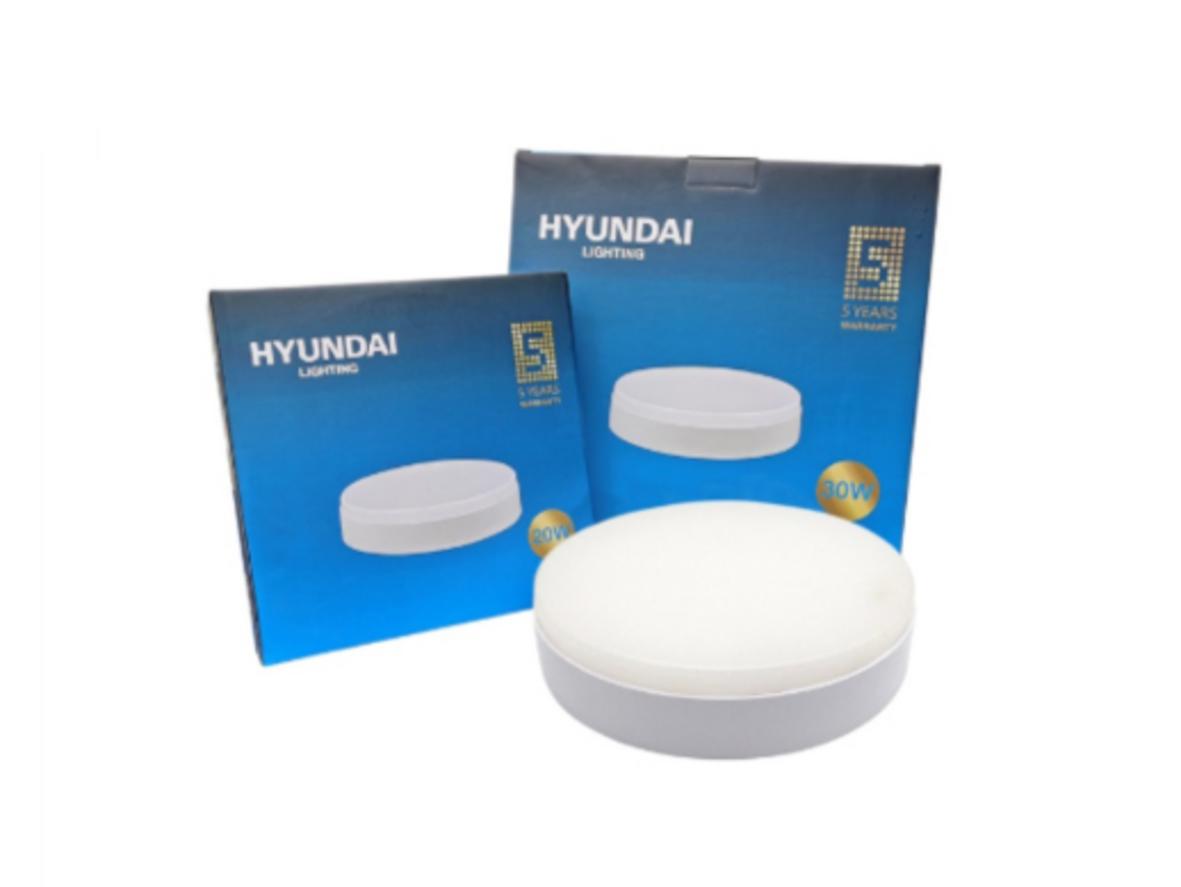 Tổng quan Đèn Led tròn ốp trần Hyundai HRSM-30/6.5K