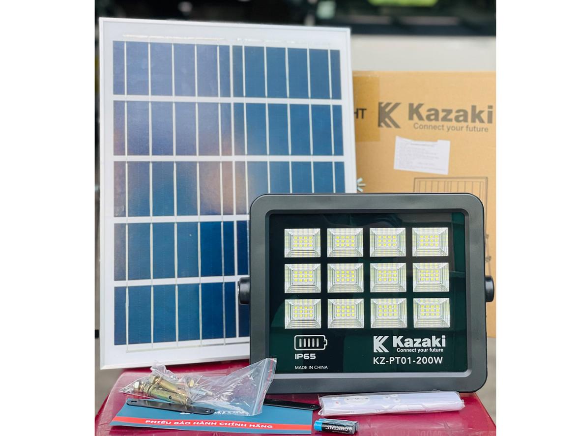 Tổng quan Đèn năng lượng mặt trời Kazaki KZ-PT01-200W