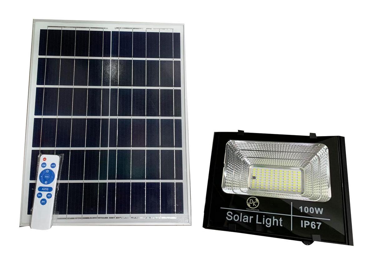 Tổng quan Đèn pha năng lượng mặt trời DK SOLOR LY-TYN016 100W