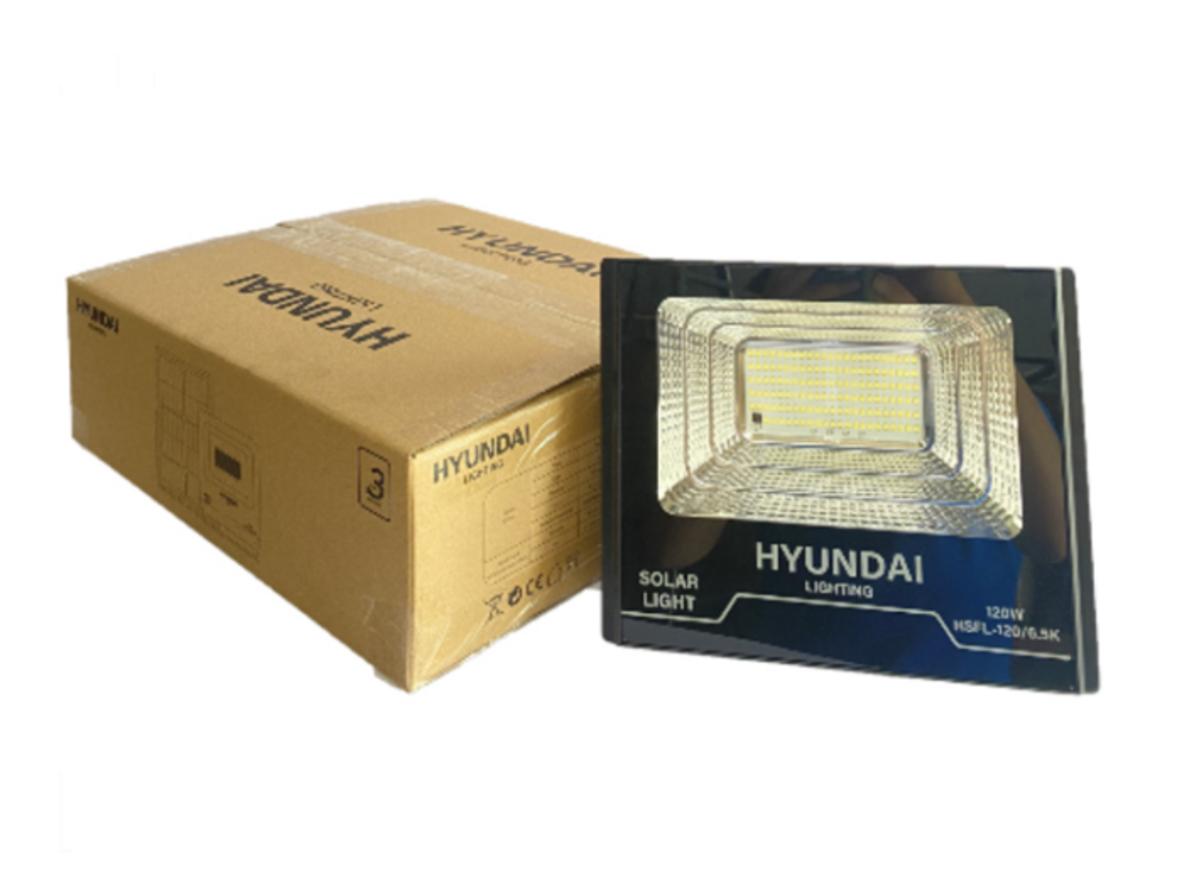 Tổng quan Đèn pha năng lượng mặt trời Hyundai HSFL-120/6.5K