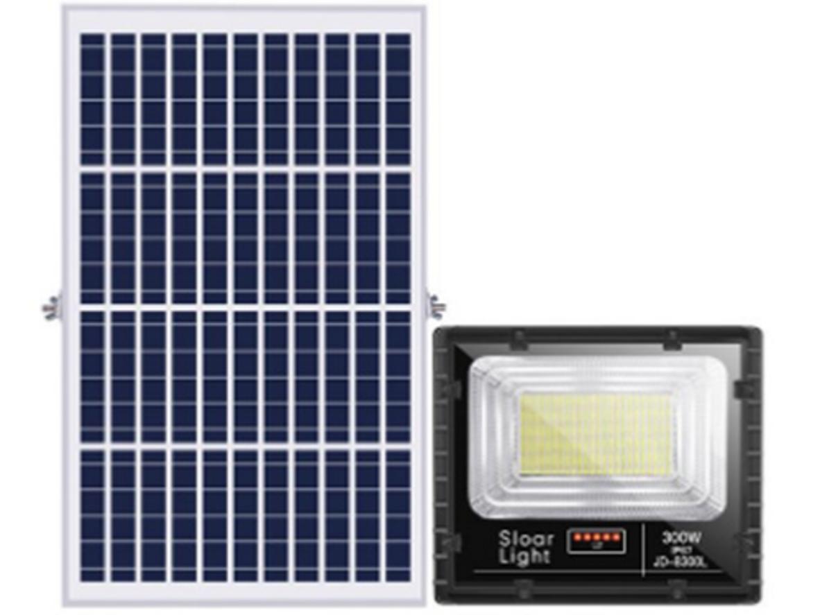 Tổng quan Đèn pha năng lượng mặt trời JinDian 300W JD-8300L