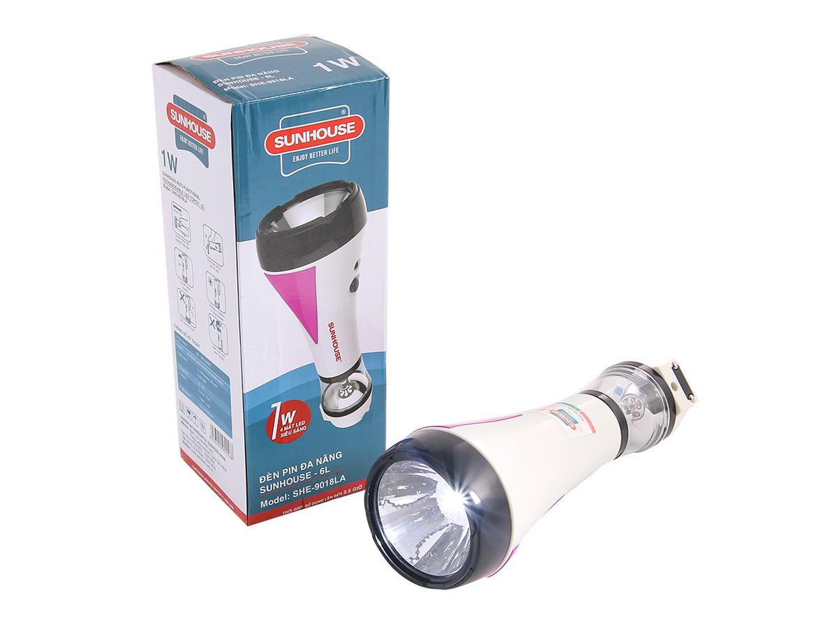 Tổng quan Đèn pin đa năng Sunhouse SHE-9018LA (6L)