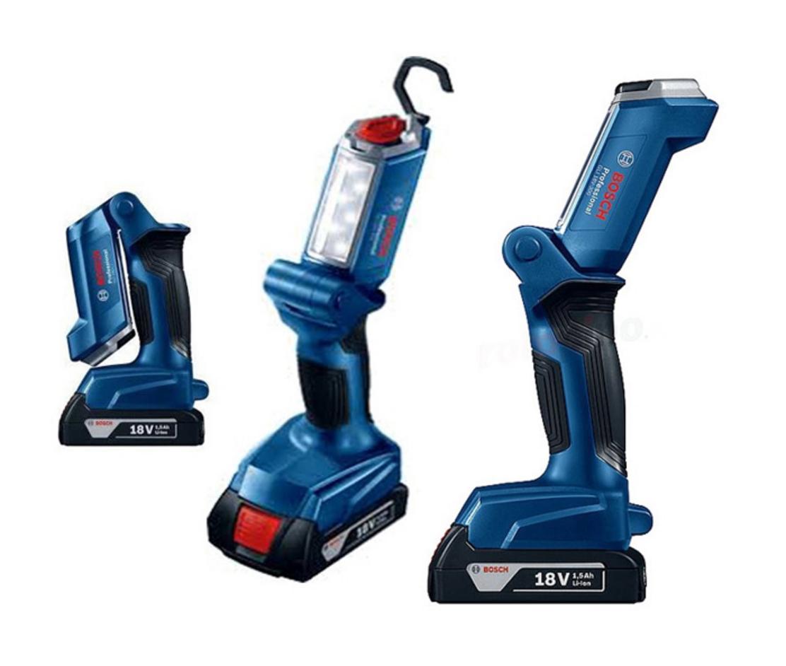 Tổng quan Đèn pin không dây Bosch GLI 180-LI solo - 06014A11L0 (Không pin và sạc)