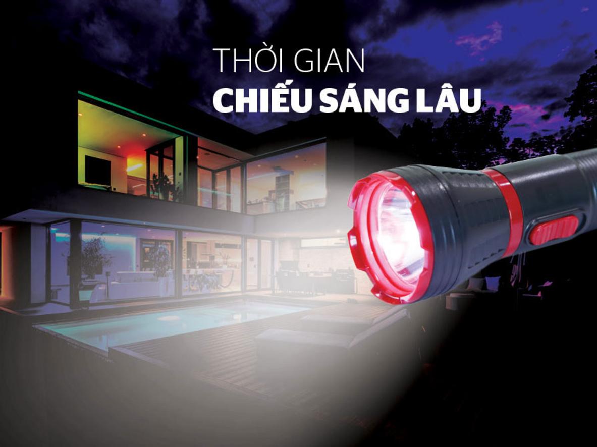 Thân nhựa bền và cổng sạc ẩn