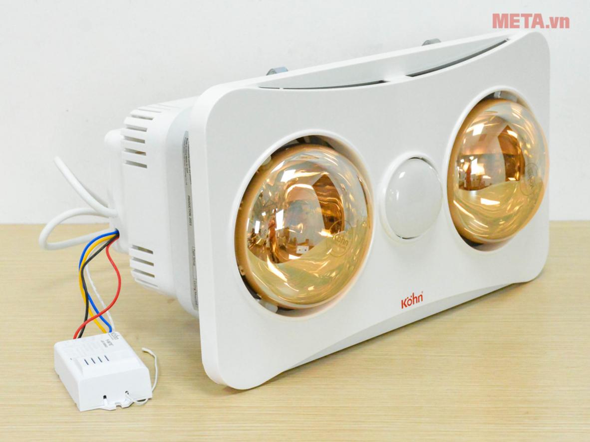 Công suất và vùng phủ ấm phù hợp cho phòng tắm nhỏ