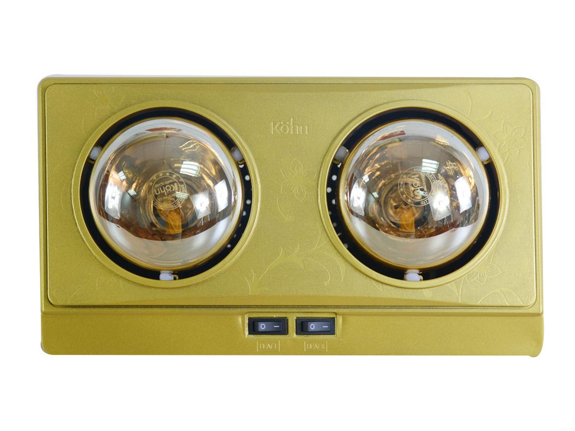 Tổng quan Đèn sưởi nhà tắm 2 bóng Braun Kohn KN02G 550W