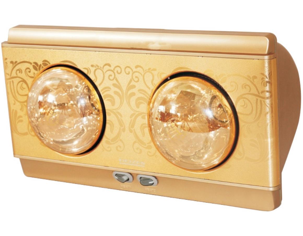 Tổng quan Đèn sưởi nhà tắm Heizen HE-2B (Gold)