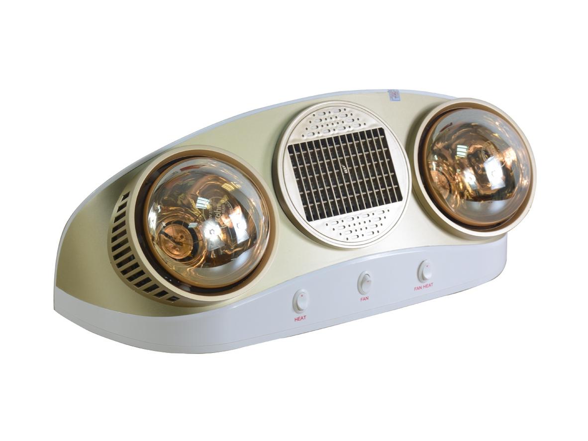 Tổng quan Đèn sưởi nhà tắm Kohn Braun KU02PG 2 bóng