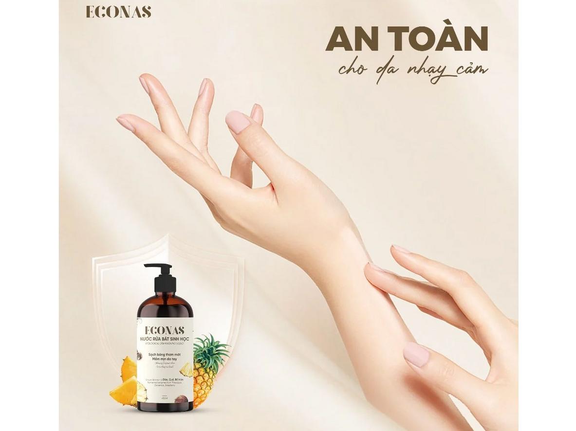 Dịu nhẹ với da tay, dùng hằng ngày an tâm