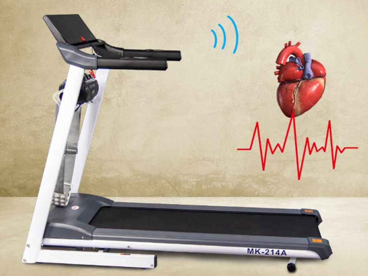 Động cơ 4.5 HP hoạt động êm, phù hợp cho tập tại nhà mỗi ngày (ảnh demo).