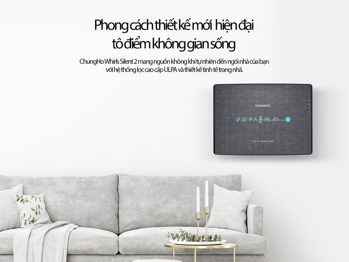 Vận hành êm, phù hợp phòng ngủ