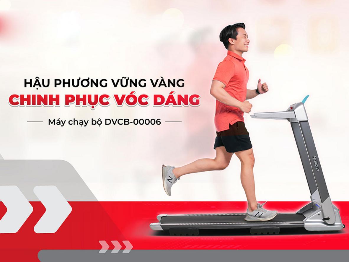 Động cơ 3.0 HP của Makano DVCB-00006 - vận hành ổn định và êm ái khi chạy ở mức tốc độ vừa phải đến cao hơn nhẹ nhàng.