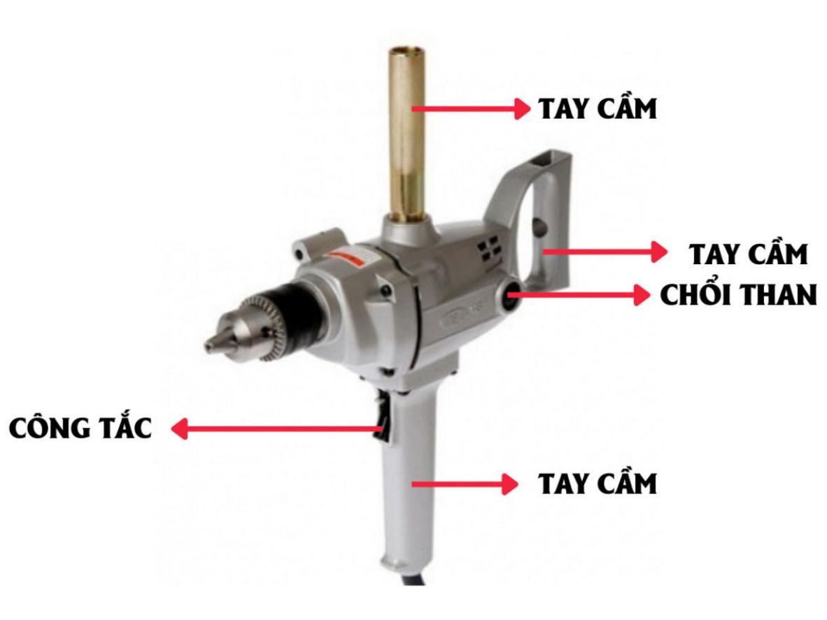 Động cơ 700W cho lực khoan ổn định