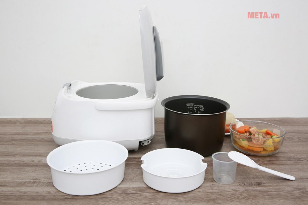 Double Cook: Nấu cơm và hấp cùng lúc