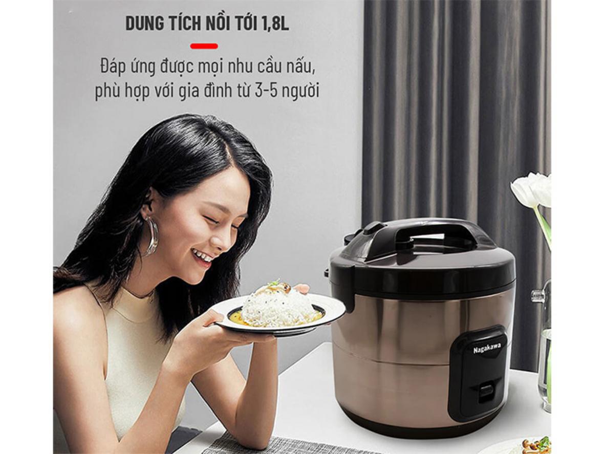 Dung tích phù hợp cho gia đình