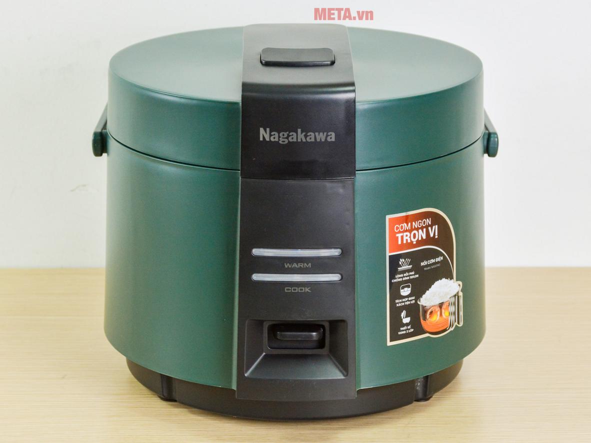 Dung tích 1.8 lít nấu được 8-10 cốc gạo, phù hợp gia đình 4-6 người