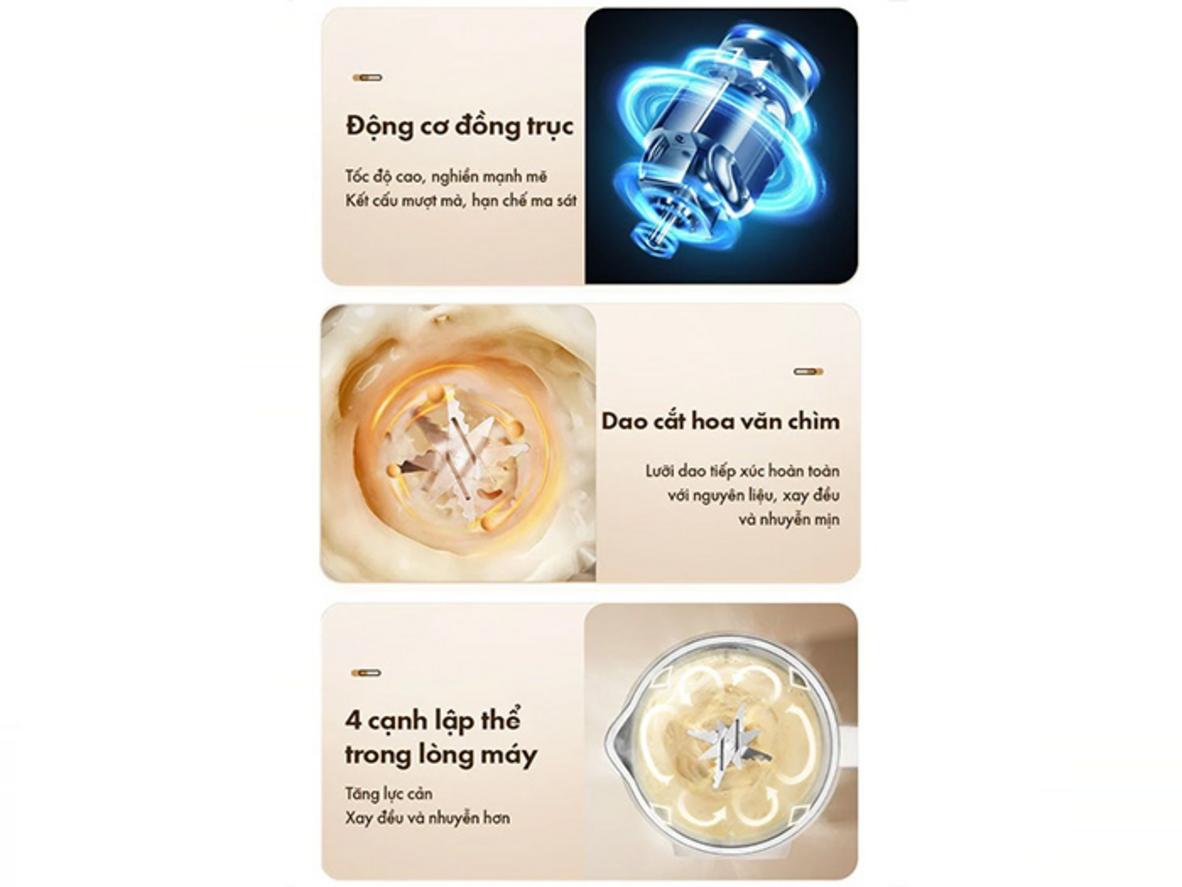 Dung tích 1L phù hợp gia đình 2-4 người