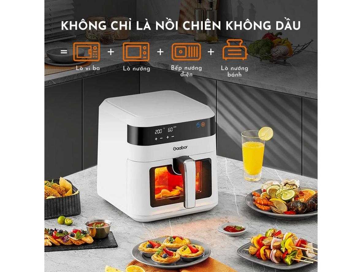 Dung tích lớn 8.5L phù hợp gia đình 4–7 người