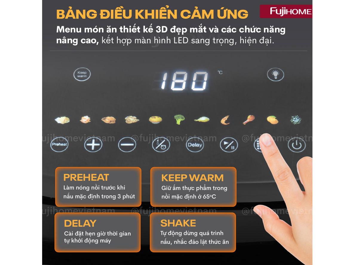 Dung tích 8L Fujihome A8DG1