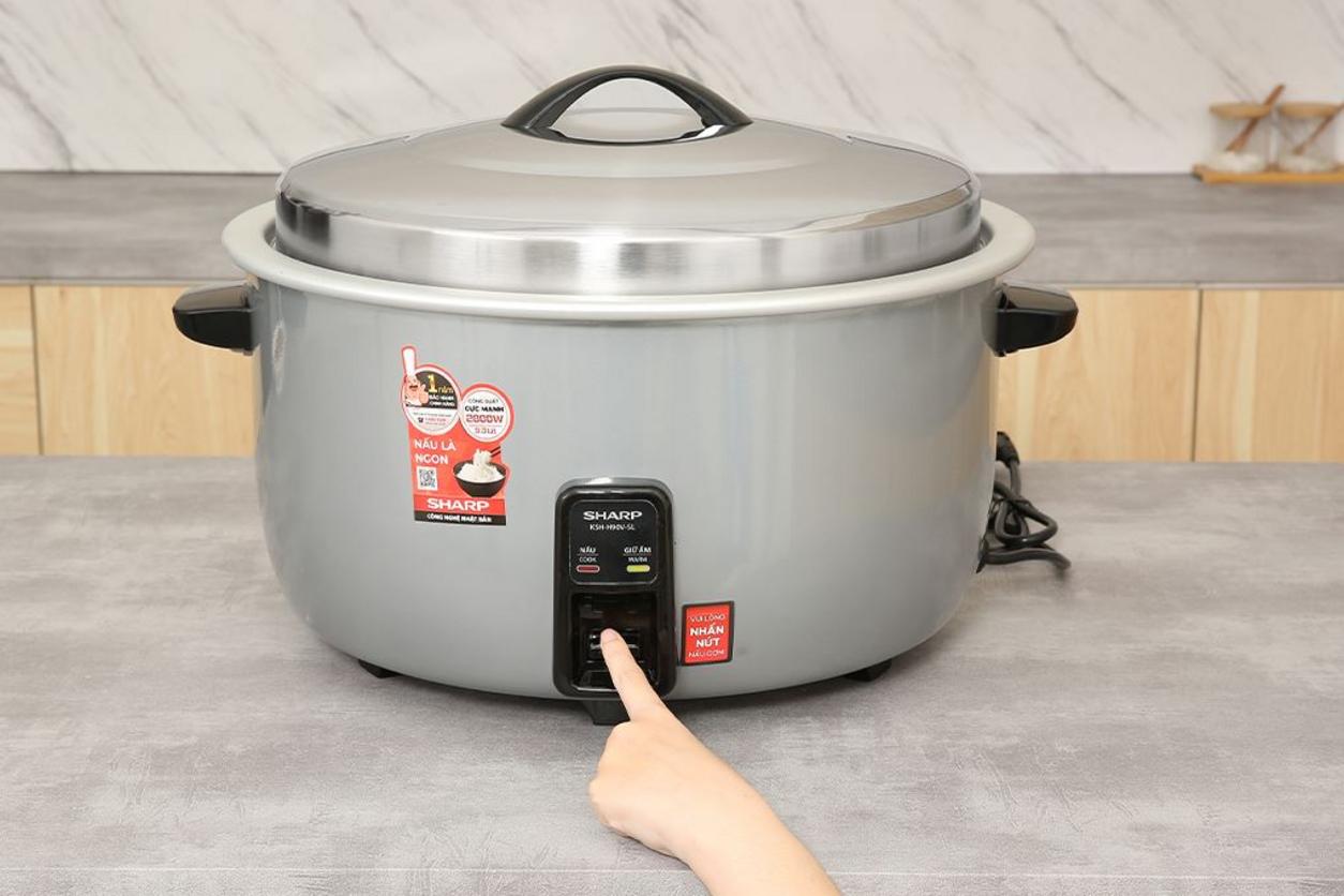 Dung tích lớn 9L — nấu đến 7kg gạo/lần