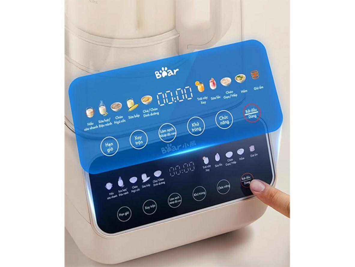 Dung tích và điều khiển Bear PBJ-D08T1