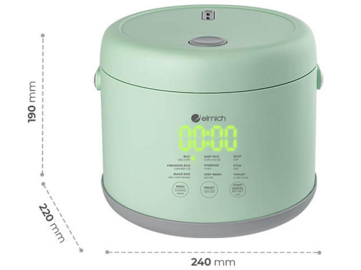 Mâm gia nhiệt 1D tỏa đều giúp cơm chín mềm