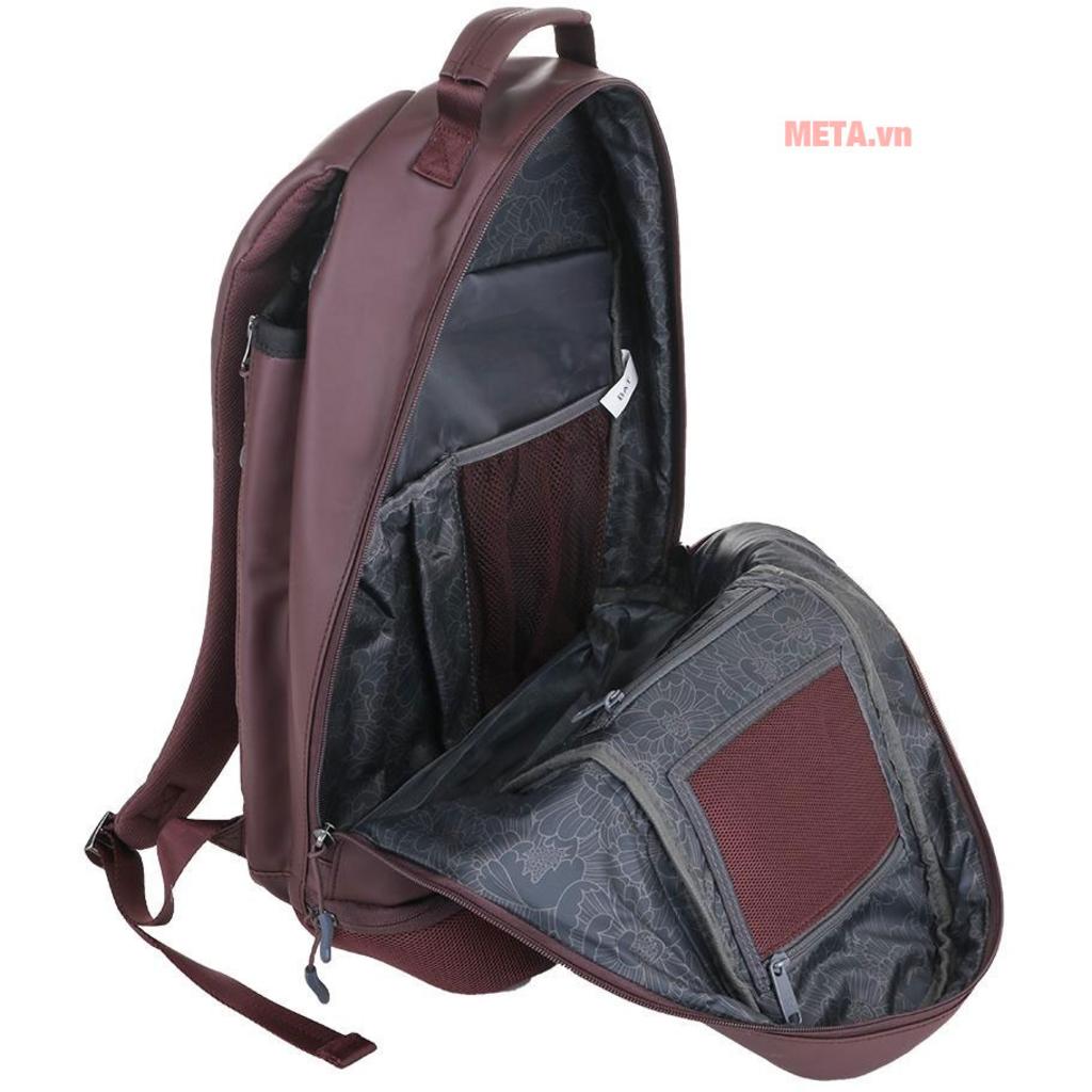 Chất liệu polyester + PU chống mưa nhẹ, dễ vệ sinh