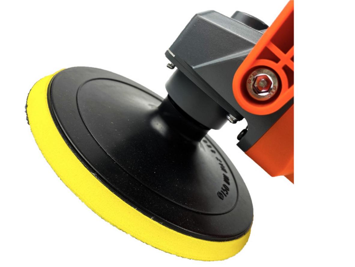 Đế 150mm và 3 mức tốc độ giúp linh hoạt cho nhiều loại bề mặt tường.