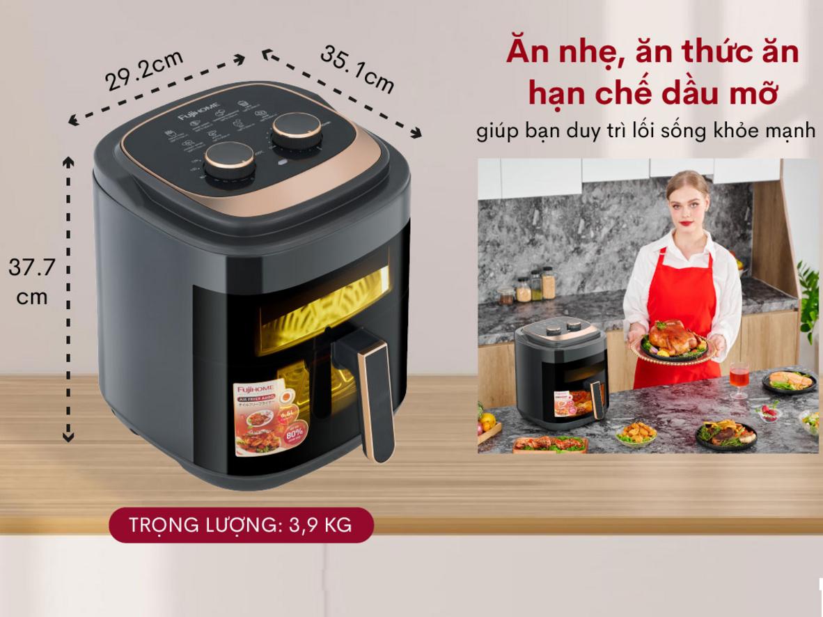 Mặt kính quan sát và núm vặn cơ tiện dụng