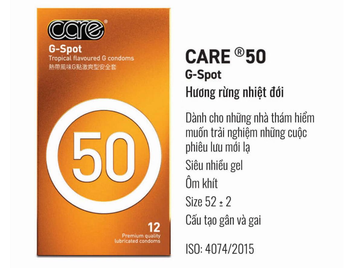Chi tiết gân & gai của Care 50