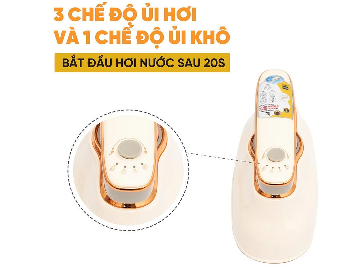 Gấp gọn & mặt đế sứ — an toàn cho mọi vải, tiện mang theo