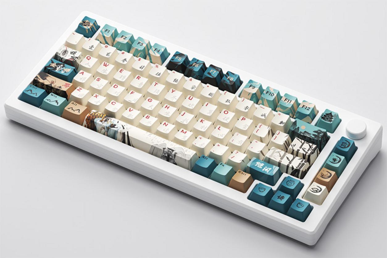 Gasket Mount, Khung nhôm CNC & Keycap PBT