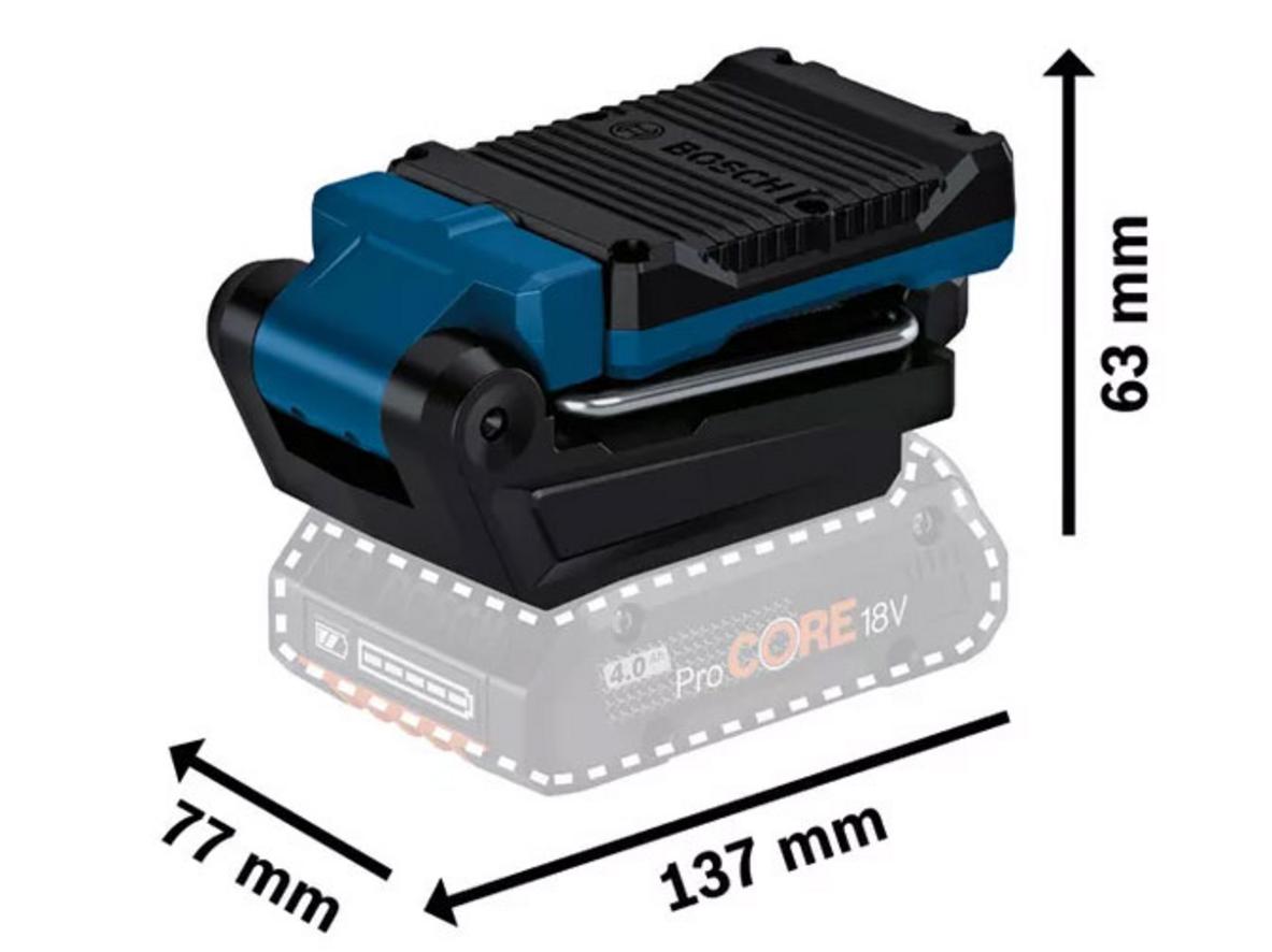 Chiếu sáng 800 lm - phù hợp cho khoang động cơ và tủ điện.