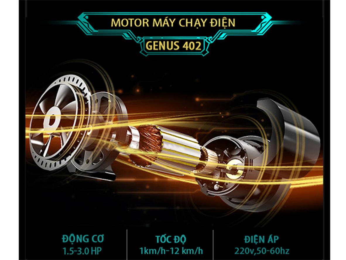 Bàn chạy Genus-402 cho bước chân thoải mái