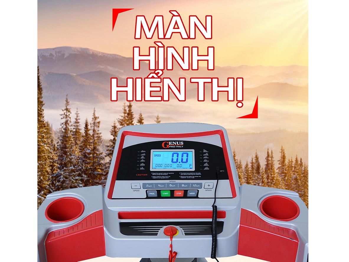 Ảnh minh họa các phụ kiện đa năng và màn hình LCD