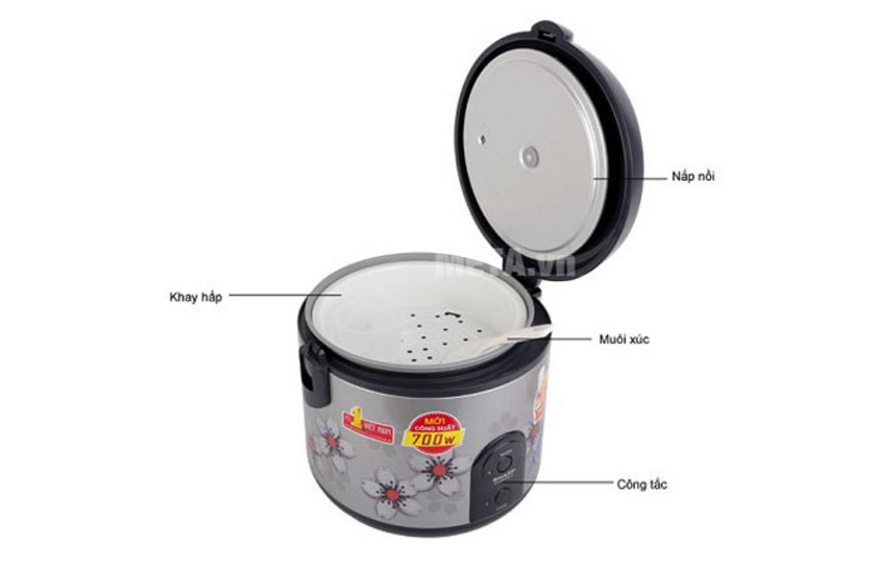Giữ ấm đến 12 giờ, nấu nhanh với công suất 700W